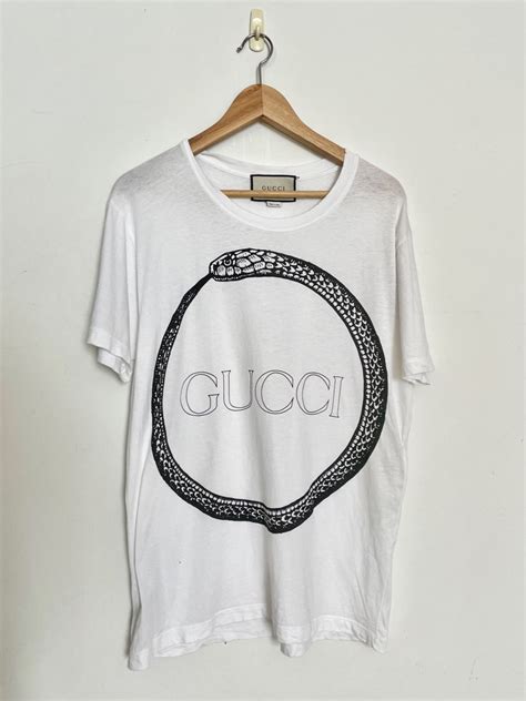 gucci ouroboros print t-shirt|Gucci jersey t shirt.